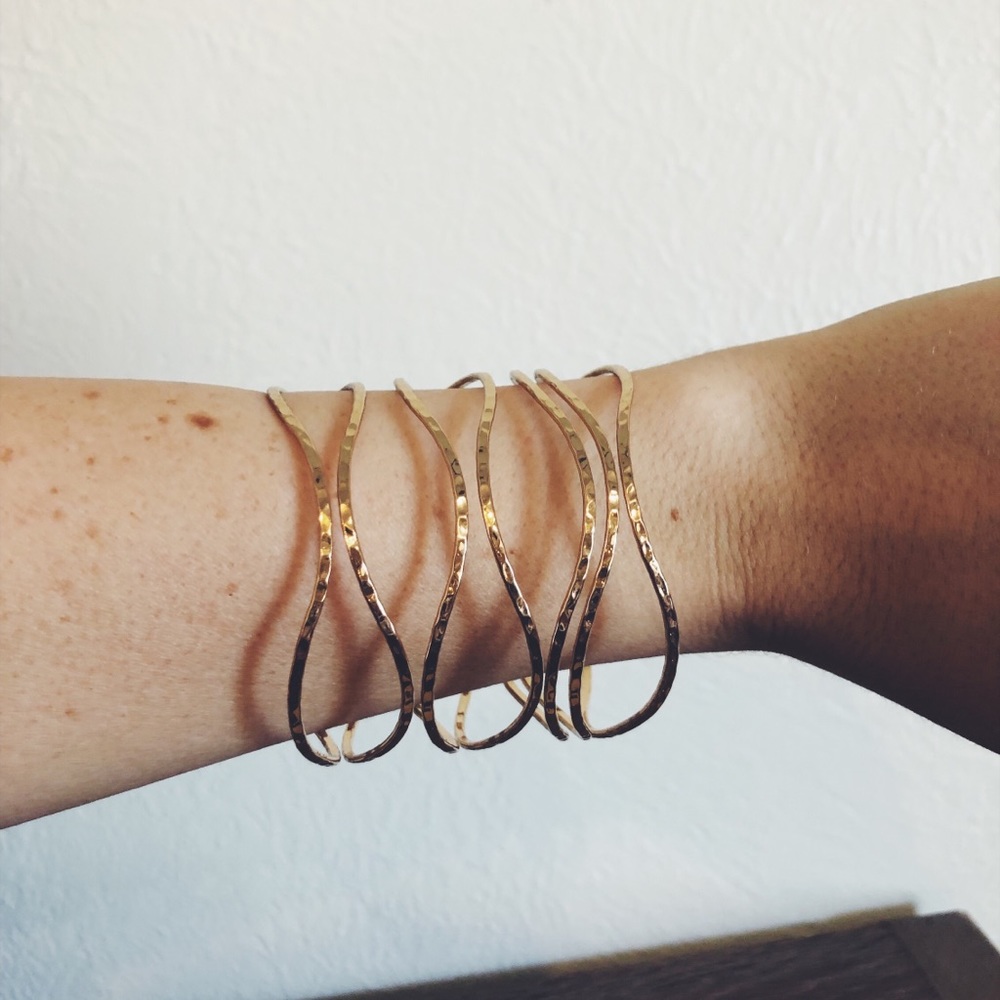 Gold wrap bracelet